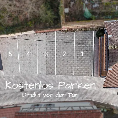 Apartment 1-2 Personen - Parkplatz - Fahrradgarage - Zentrum - Kueche - Klima *